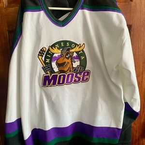 Bauer Black, White, and Purple Jersey